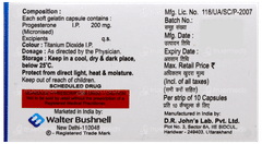 Microgest 200mg Capsule 10 Microgest 200mg Capsule 10