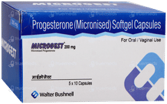 Microgest 200mg Capsule 10 Microgest 200mg Capsule 10