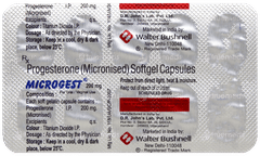 Microgest 200mg Capsule 10 Microgest 200mg Capsule 10