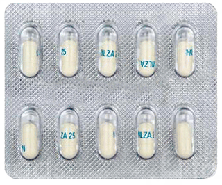 Milza 25 Mg Capsule 10