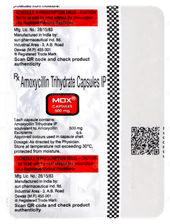 Mox 500mg Capsule 15 Mox 500mg Capsule 15