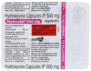 Myelostat 500mg Capsule 10