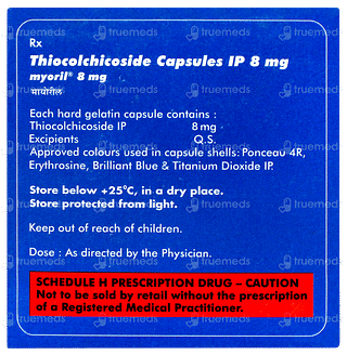 Myoril 8mg Capsule 10