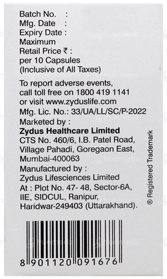 Naturogest 100 Capsule 10