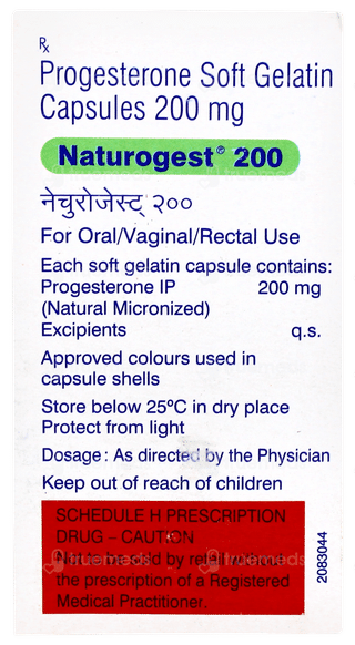 Naturogest 200 Capsule 10