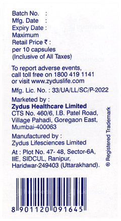 Naturogest 200 Capsule 10