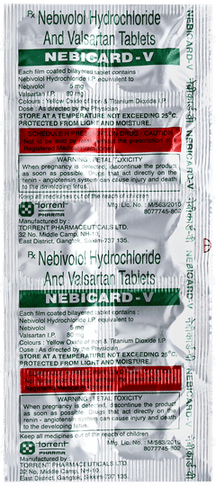 Nebicard V Tablet 10 Nebicard V Tablet 10