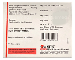 Neogest 400 Mg Capsule 10 Neogest 400 Mg Capsule 10