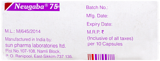 Neugaba 75 Capsule 10