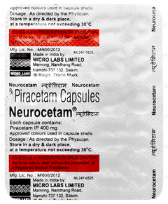 Neurocetam Capsule 10 Neurocetam Capsule 10