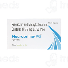 Neuroprime Pg 75 Mg/750mcg Capsule 10 Neuroprime Pg 75 Mg/750mcg Capsule 10