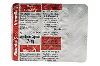 Nicardia 5 MG Capsule 10