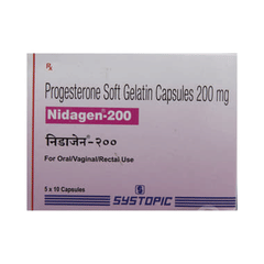 Nidagen 200 Capsule 10 Nidagen 200 Capsule 10