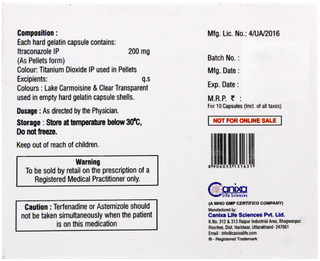 Nixitral 200 Capsule 10