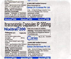 Nixitral 200 Capsule 10 Nixitral 200 Capsule 10