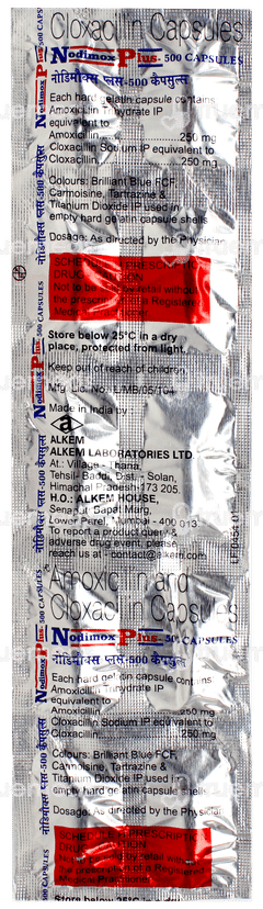 Nodimox Plus 500 Capsule 10