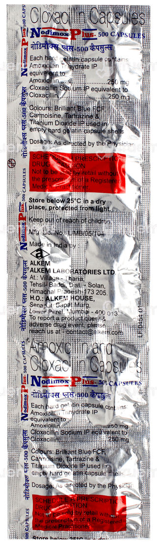 Nodimox Plus 500 Capsule 10