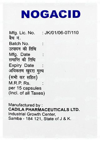 Nogacid Capsule 15