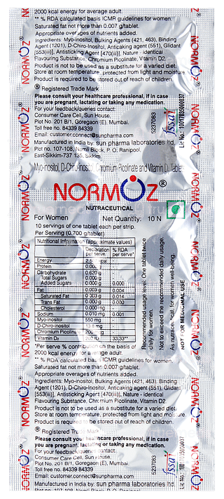 Normoz Tablet 10