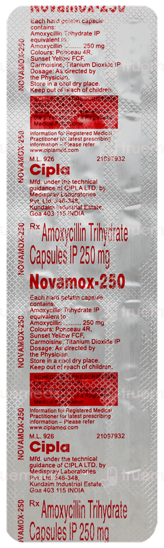 Novamox 250 Capsule 15 Novamox 250 Capsule 15