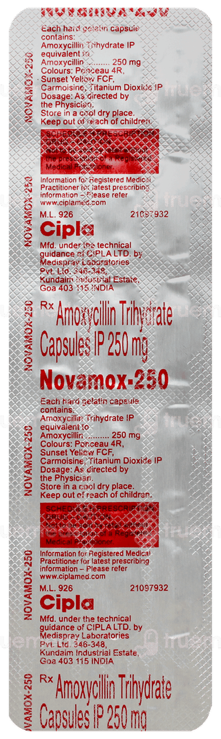 Novamox 250 Capsule 15