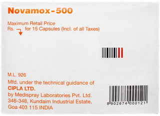 Novamox 500 Capsule 15