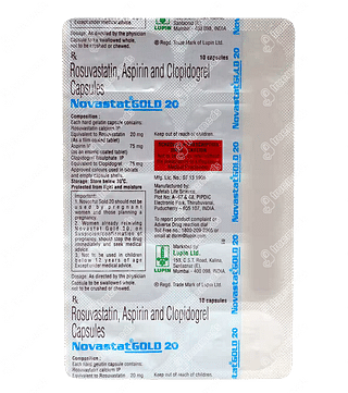 Novastat Gold 75/20/75 MG Capsule 10