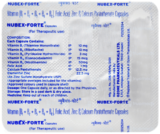 Nubex Forte Capsule 10
