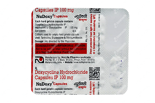 Nudoxy 100 MG Capsule 10