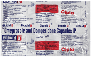 Okacid D 10/20 Mg Capsule 10