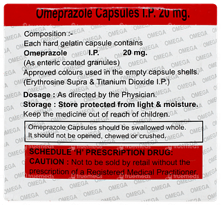 Omeprazole 20mg Capsule 10