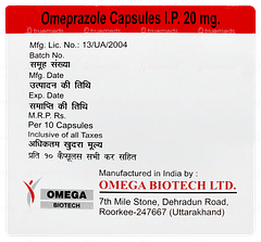 Omeprazole 20mg Capsule 10 Omeprazole 20mg Capsule 10