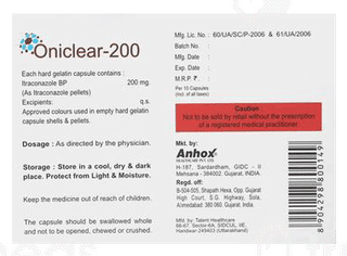 Oniclear 200 Capsule 10