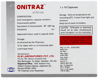 Onitraz Capsule 10