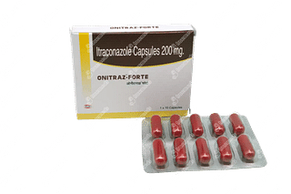 Onitraz Forte 200 MG Capsule 10