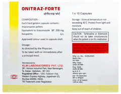 Onitraz Forte Capsule 10 Onitraz Forte Capsule 10