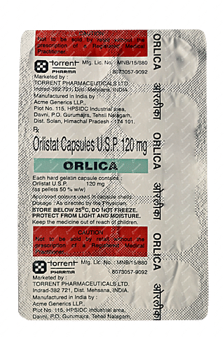 Orlica 120 MG Capsule 10