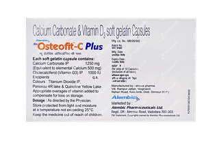 Osteofit C Plus 500 Mg/1000iu Capsule 10