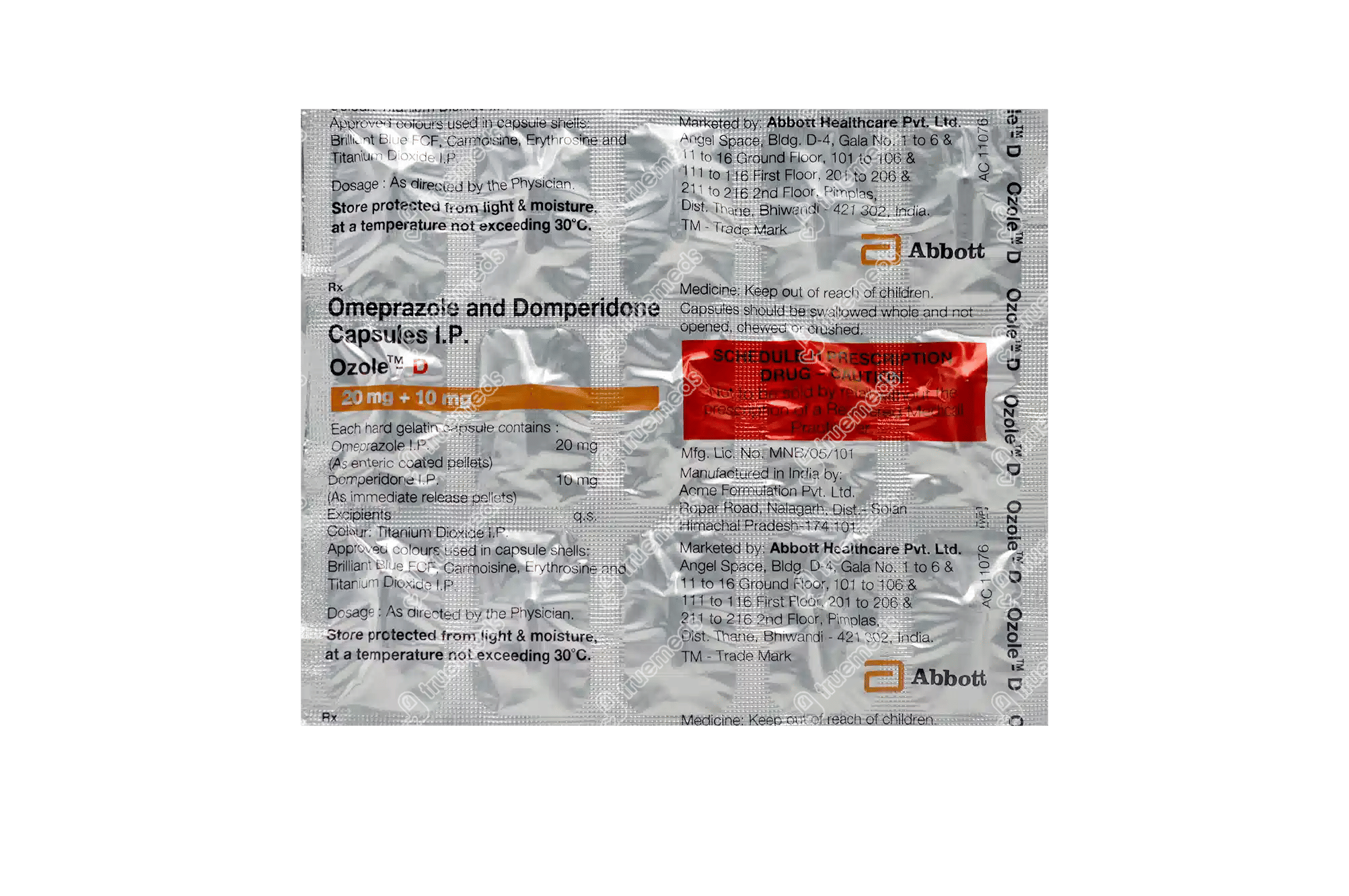 Ozole D Capsule 15 Uses, Side Effects, Price & Substitutes