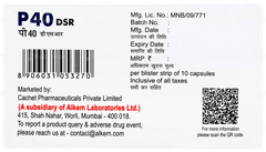P 40 Dsr Capsule 10 P 40 Dsr Capsule 10