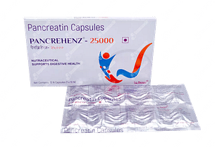 Pancrehenz 25000 Capsule 10