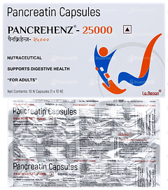 Pancrehenz 25000 Capsule 10