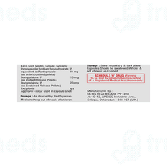 Pangate Dsr 30/40 MG Capsule 10
