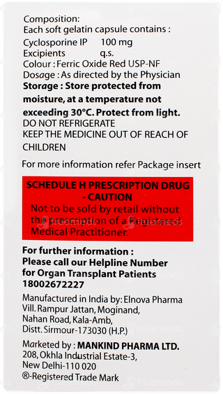 Panimun Bioral 100mg Capsule 6