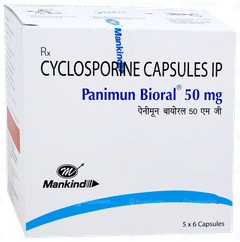 Panimun Bioral 50mg Capsule 6 Panimun Bioral 50mg Capsule 6