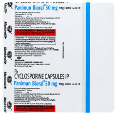 Panimun Bioral 50mg Capsule 6 Panimun Bioral 50mg Capsule 6