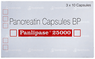 Panlipase 25000 Capsule 10