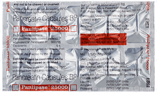 Panlipase 25000 Capsule 10