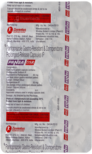 Pansa Dsr Capsule 10