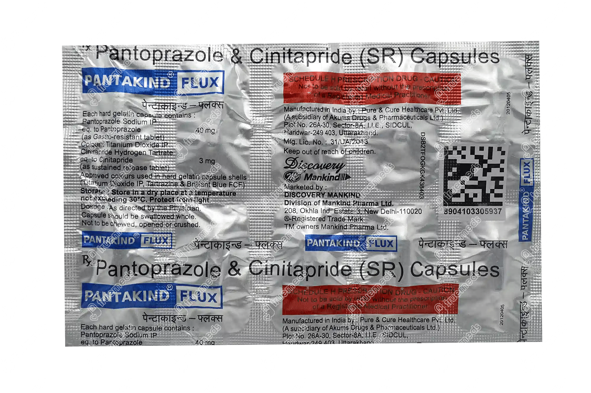 Pantakind Flux 3/40 MG | Order Pantakind Flux 3/40 MG Capsule Sr Online ...